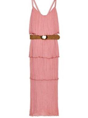 Ruffled Midi Dress - Without belt